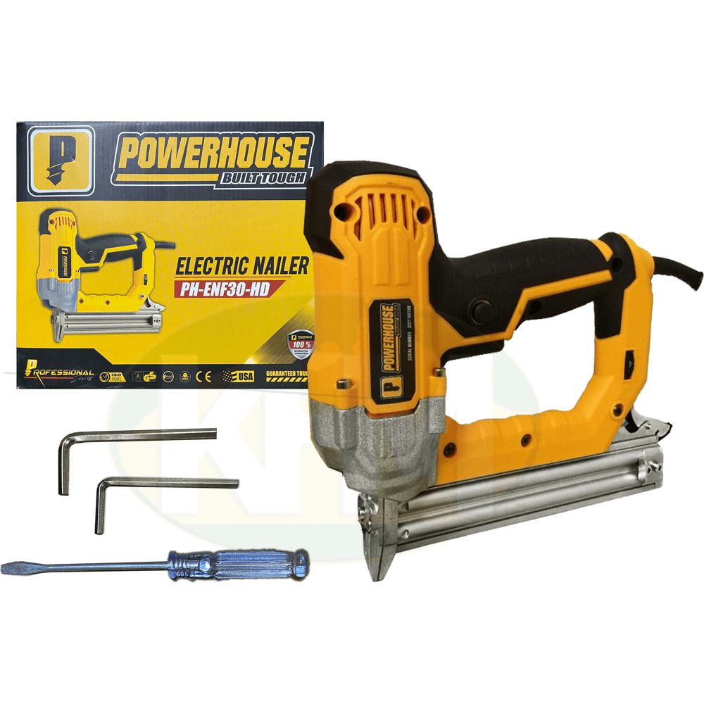 Powerhouse PH-ENF30-HD Electric Brad Nailer 30mm - KHM Megatools Corp. Powerhouse PH-ENF30-HD Electric Brad Nailer 30mm - KHM Megatools Corp.